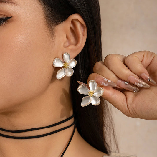 Five Flower Stud Earrings