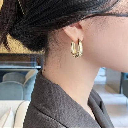 Women Metal Dangle Earrings